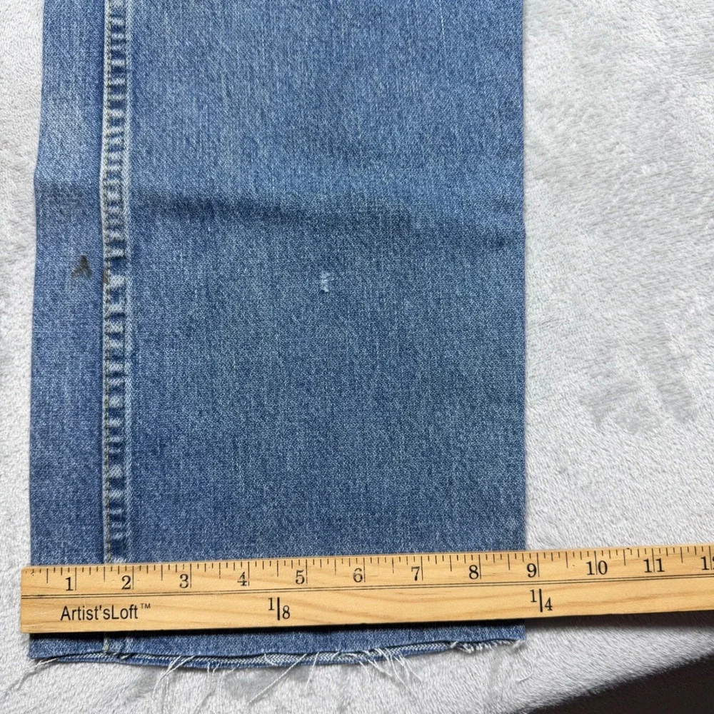 Vintage Wrangler Cowboy Cut Jeans 34x28 Blue Cotton 90s Distressed George Strait